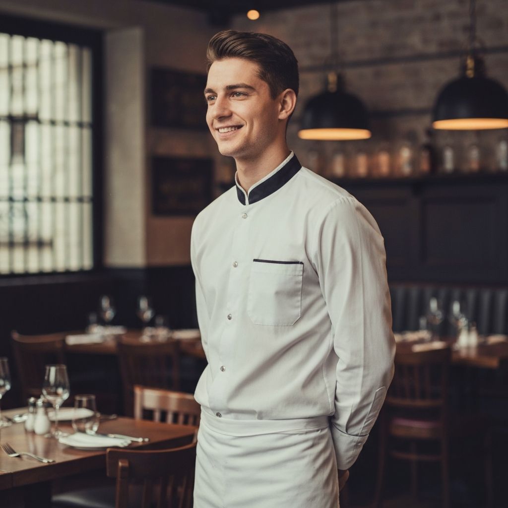 Serveur professionnel en restaurant